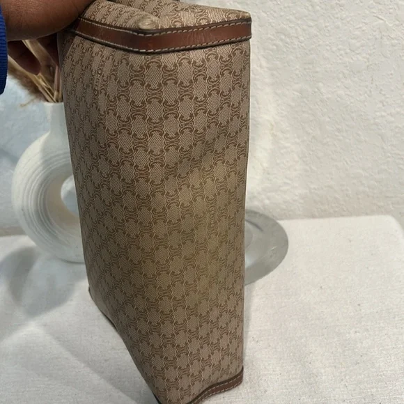 Vintage Celine Macadam zip Clutch - Picture 9 of 16